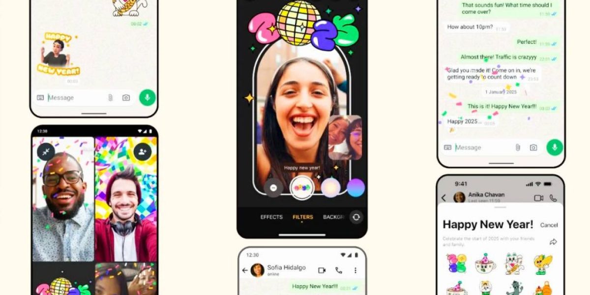 WhatsApp se viste de fiesta: nuevas funciones para Año Nuevo