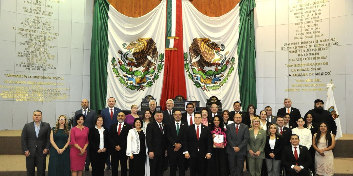 Recibe Congreso de Tamaulipas, el Tercer Informe de Américo Villarreal