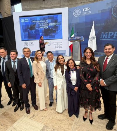 Asiste Américo Villarreal a la presentación del Plan Estratégico de Procuración de Justicia 2026-2029