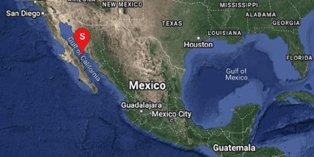 Detectaron sismo de magnitud 5.1 en Baja California Sur