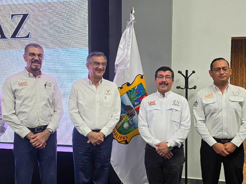 Rector de la UAT presenta avances del Atlas de Riesgos ante el gobernador en la Mesa de Paz