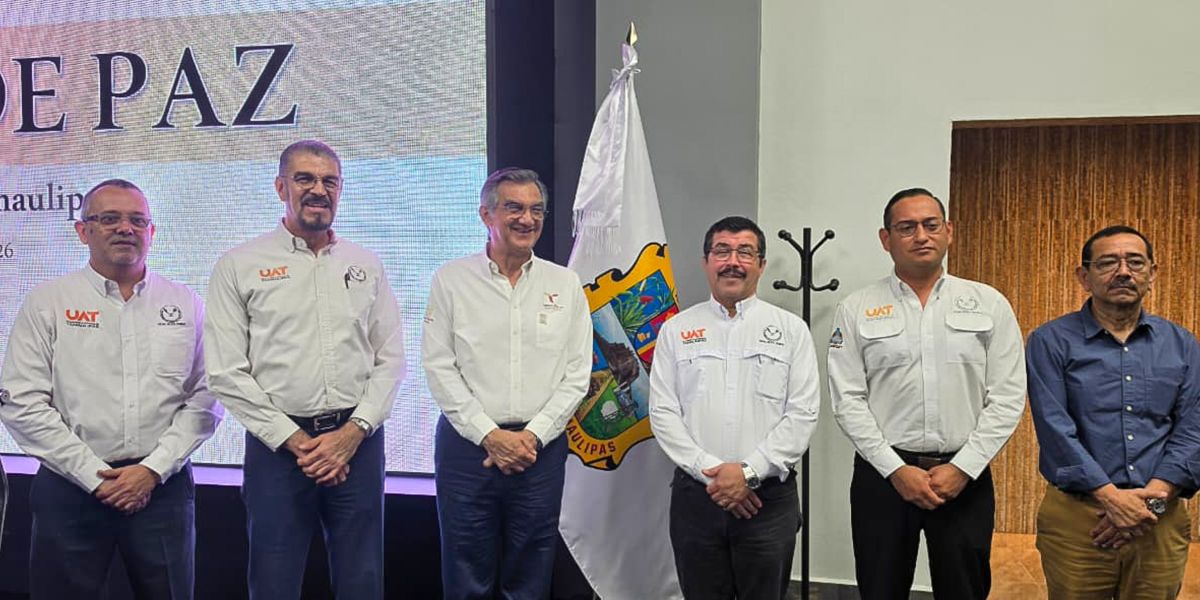Rector de la UAT presenta avances del Atlas de Riesgos ante el gobernador en la Mesa de Paz