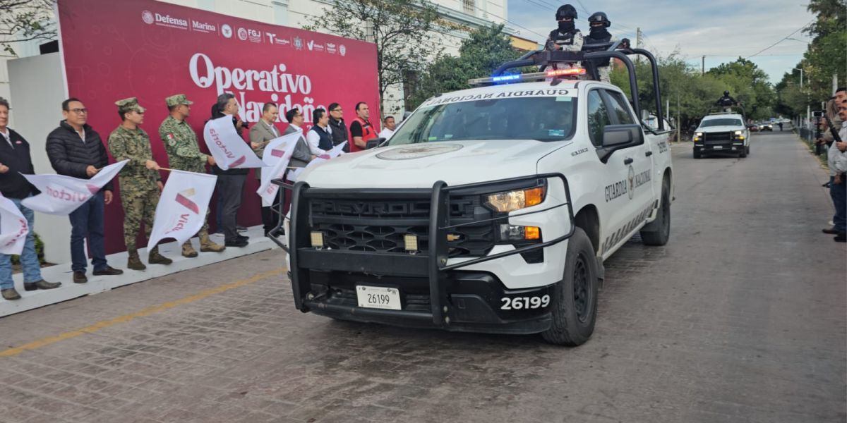 Blindan compras y festejos decembrinos; 350 elementos integran el operativo de seguridad