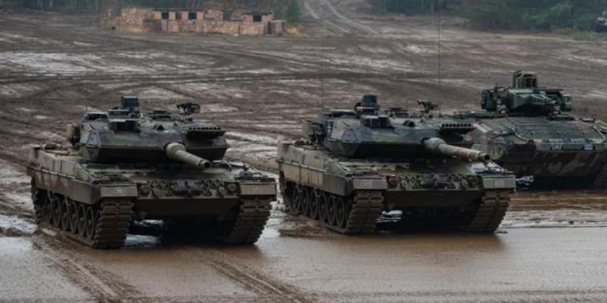 Envía Alemania “super tanques” a Ucrania