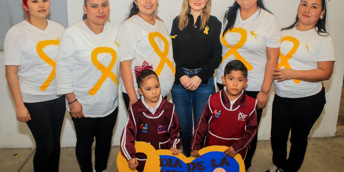 Ana Cristina se suma a las acciones del mes de lucha contra el cáncer infantil