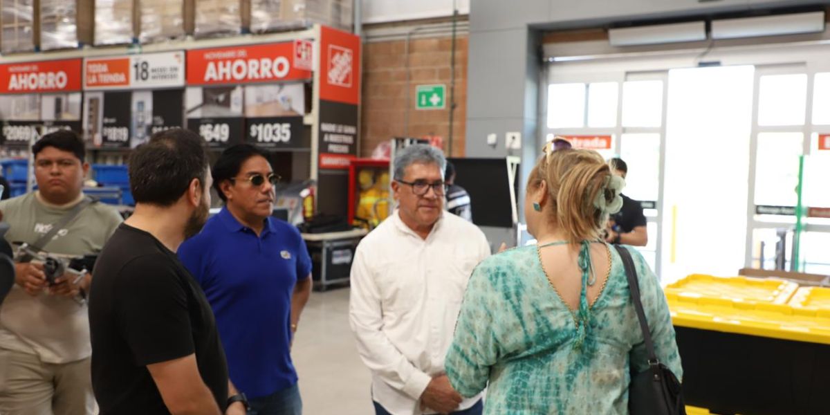 Todo listo para la gran inauguración de The Home Depot en Altamira