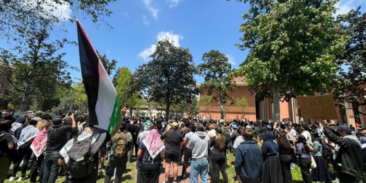 Arrestaron más de 400 universitarios en EU por protestas pro-Palestina