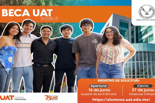Abre la UAT convocatoria de becas para el período 2025-3