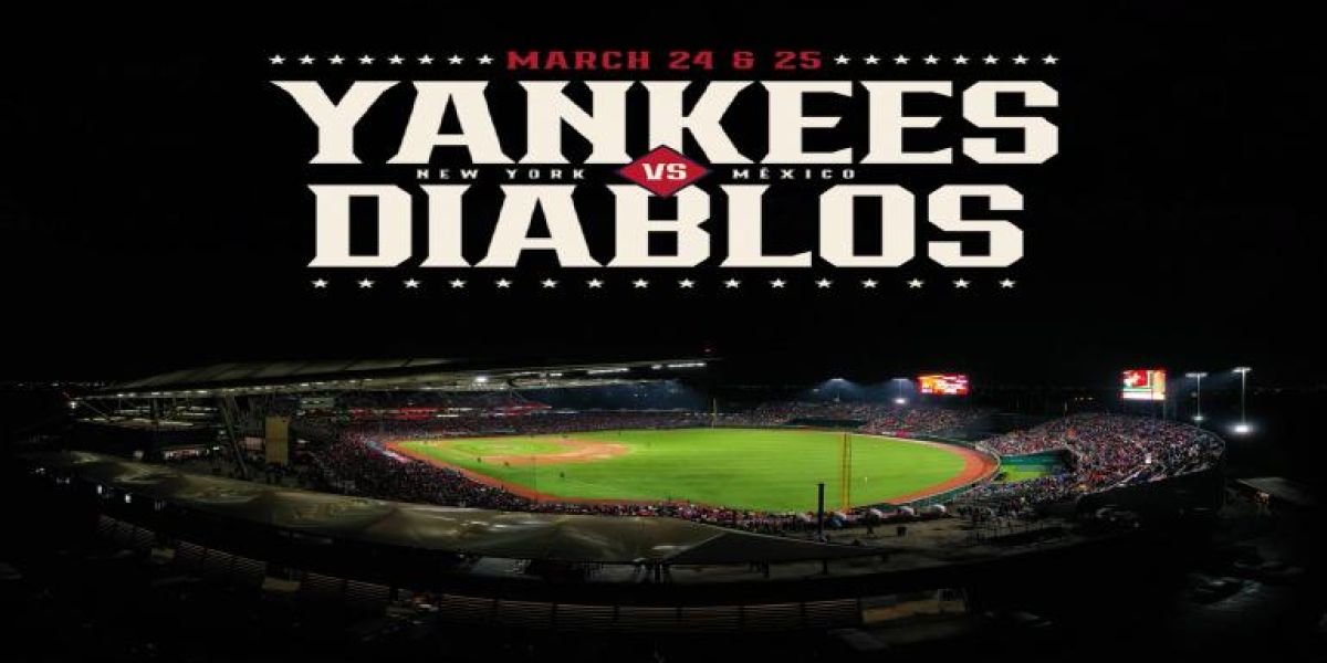 Yankees jugará este 2024 en México contra los Diablos Rojos