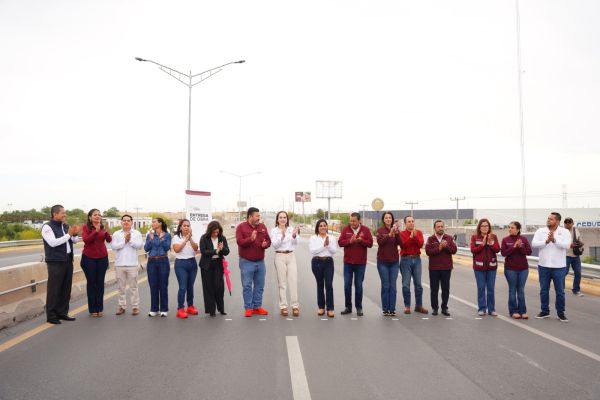 Transforma gobierno municipal entrada principal a Nuevo Laredo con obras de infraestructura vial