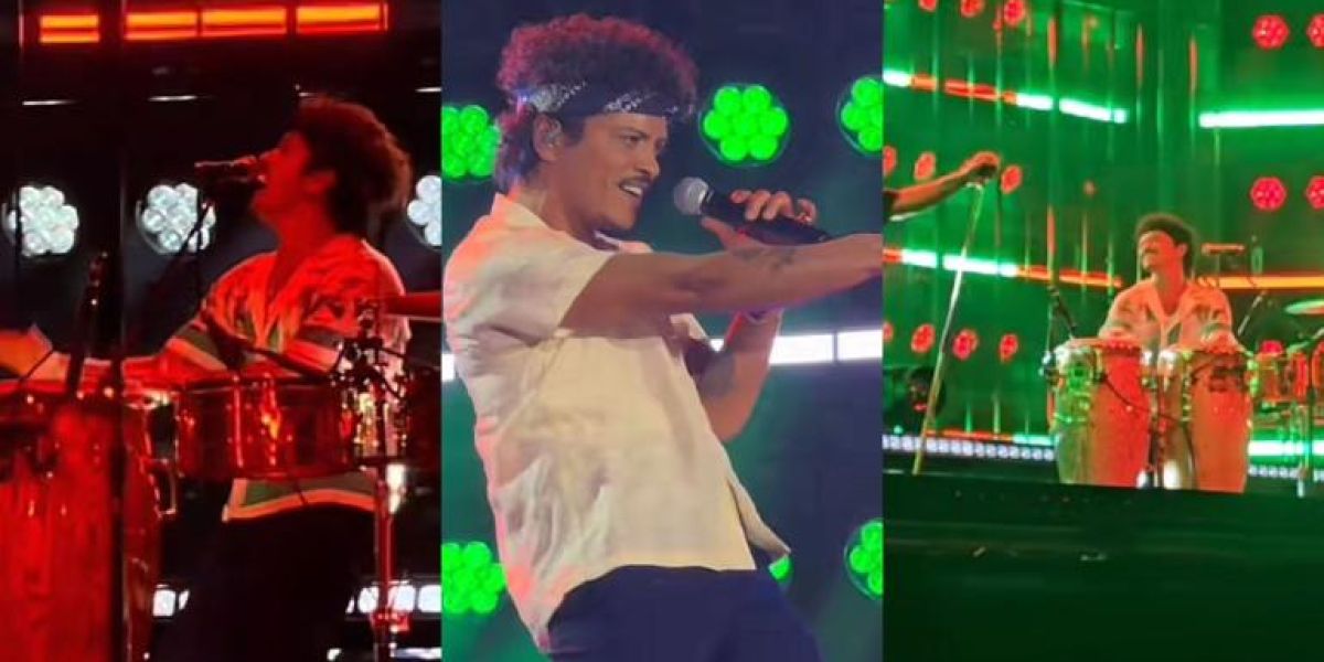 Sorprendió Bruno Mars a sus fans con “El sonidito” en la CDMX