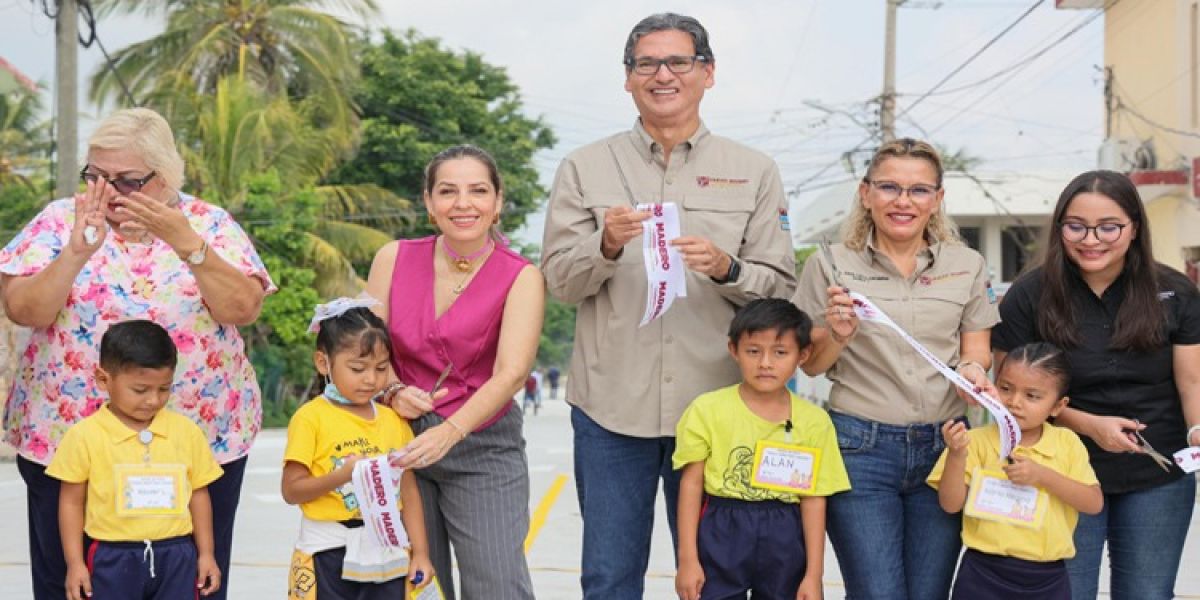 Erasmo inaugura nueva calle; de la histórica inversión de 215 mdp en 2025