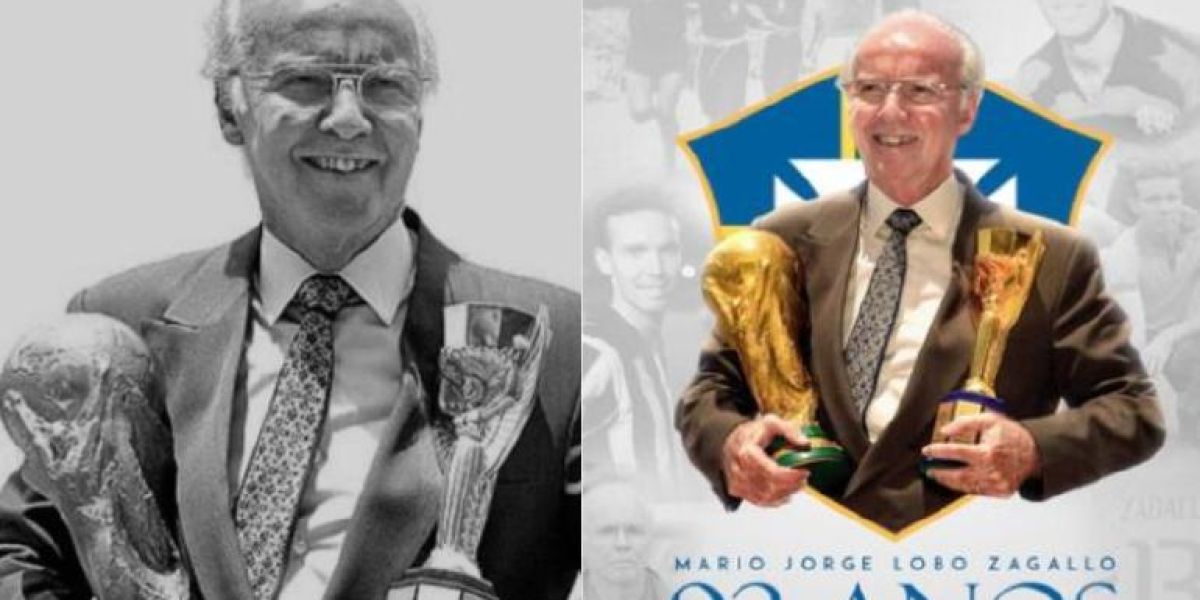 Falleció Mario Zagallo, leyenda de Brasil que ganó 4 mundiales
