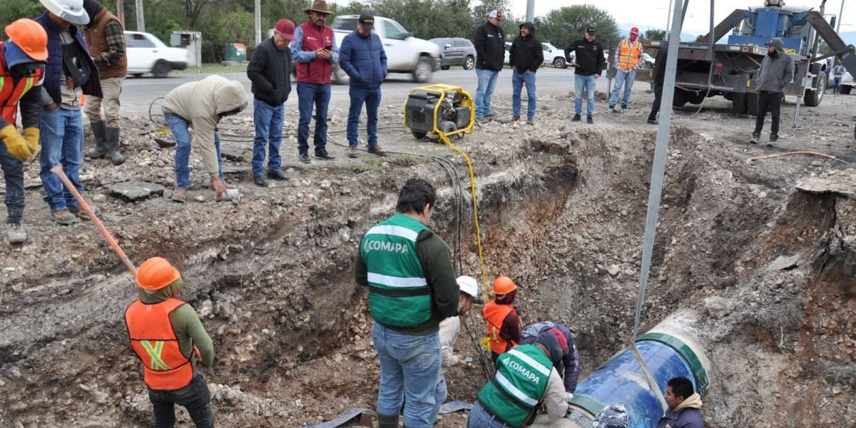 Comapas, únicas responsables de reparar fallas en el abasto de agua: Raúl Quiroga A