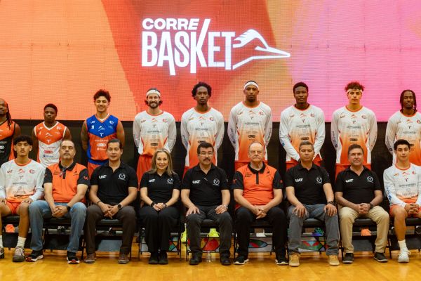 Rector Dámaso Anaya encabeza presentación oficial del Corre Basket UAT para la  temporada 2026 de la LNBP