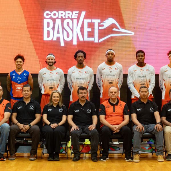 Rector Dámaso Anaya encabeza presentación oficial del Corre Basket UAT para la  temporada 2026 de la LNBP