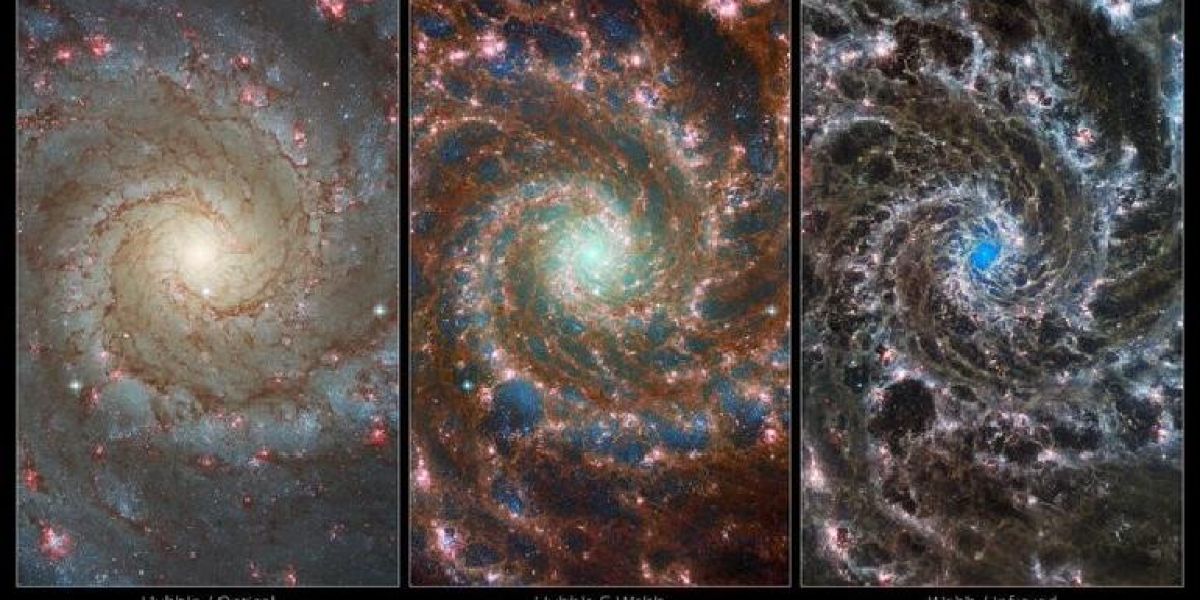 Captura James Webb de la NASA fotos de la “galaxia fantasma”