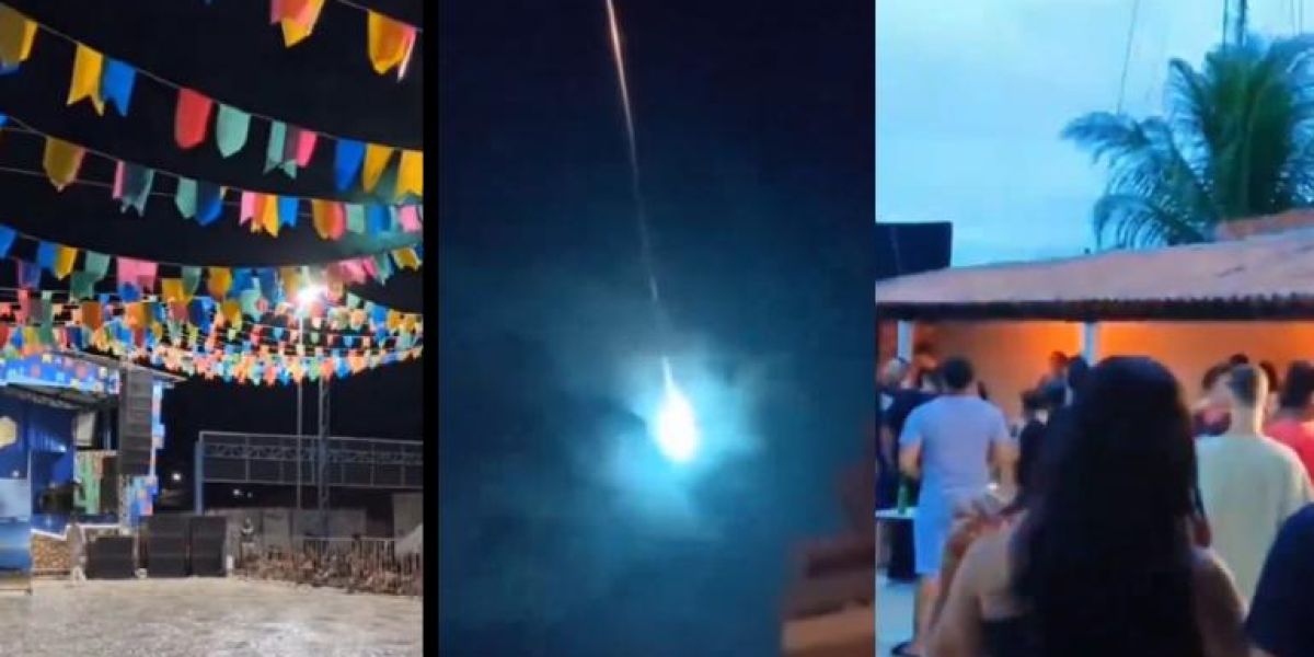 Enorme bola de fuego iluminó cielo de Brasil y Venezuela