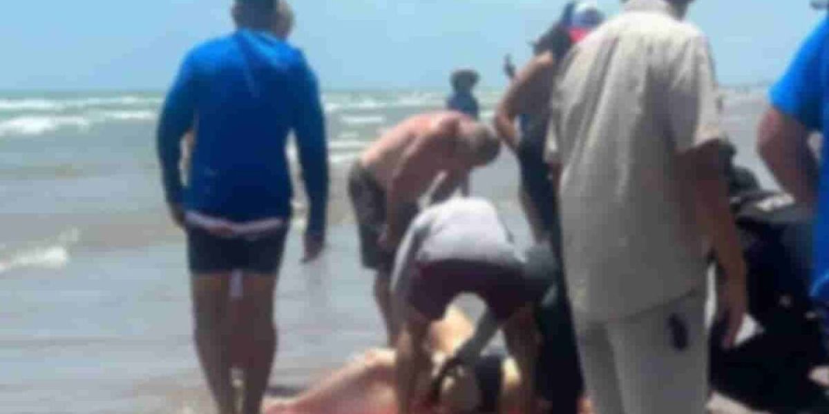 Tiburón ataca a dos personas en Isla del Padre en Texas