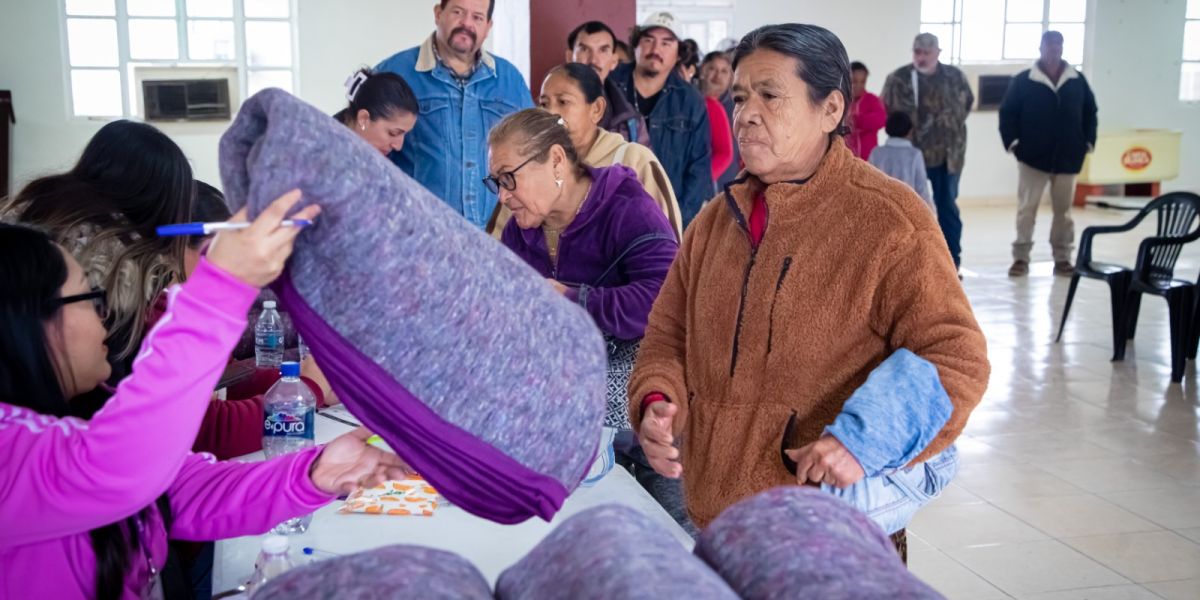 Abriga DIF Tamaulipas a familias vulnerables ante las bajas temperaturas