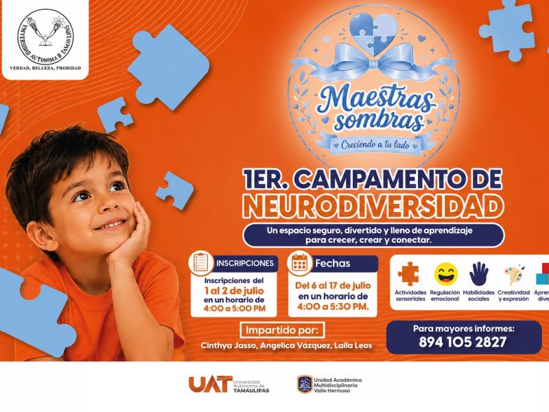 Abrirá la UAT campamento infantil de neurodiversidad en Valle Hermoso