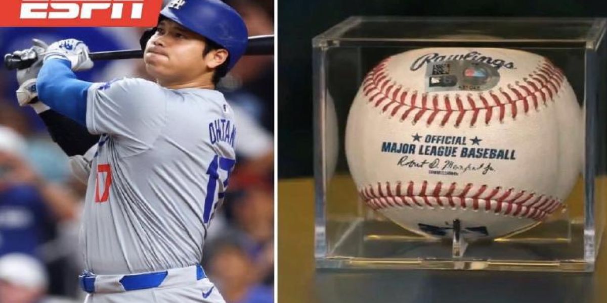 Pelota del jonrón 50 de Ohtani fue vendida en 4.39 millones de dólares