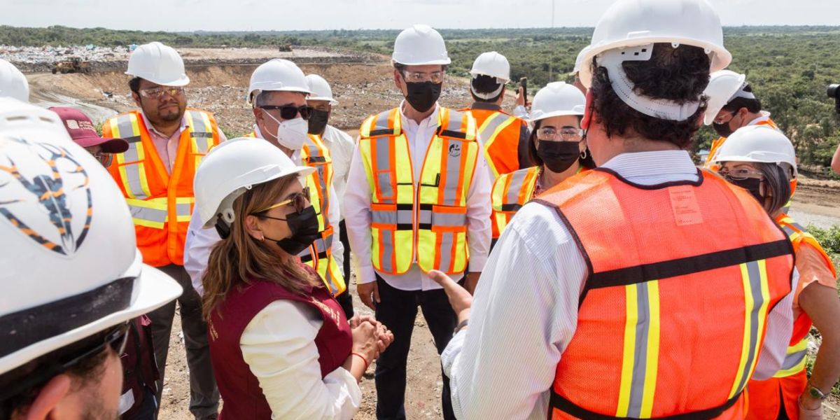 Erasmo González conoce operatividad del relleno sanitario, será más eficiente la limpieza pública