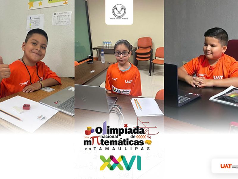 Talento tamaulipeco destaca en la Olimpiada Nacional de Matemáticas