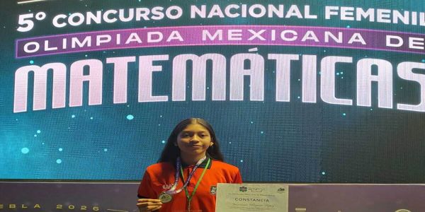 Destaca alumna de la UAT entre las jóvenes con mayor talento matemático en México