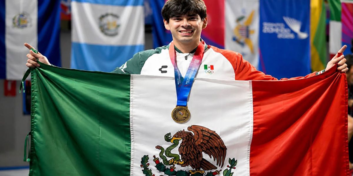 Tamaulipeco Brandon Romo conquista el oro en esgrima en Santo Domingo 2026