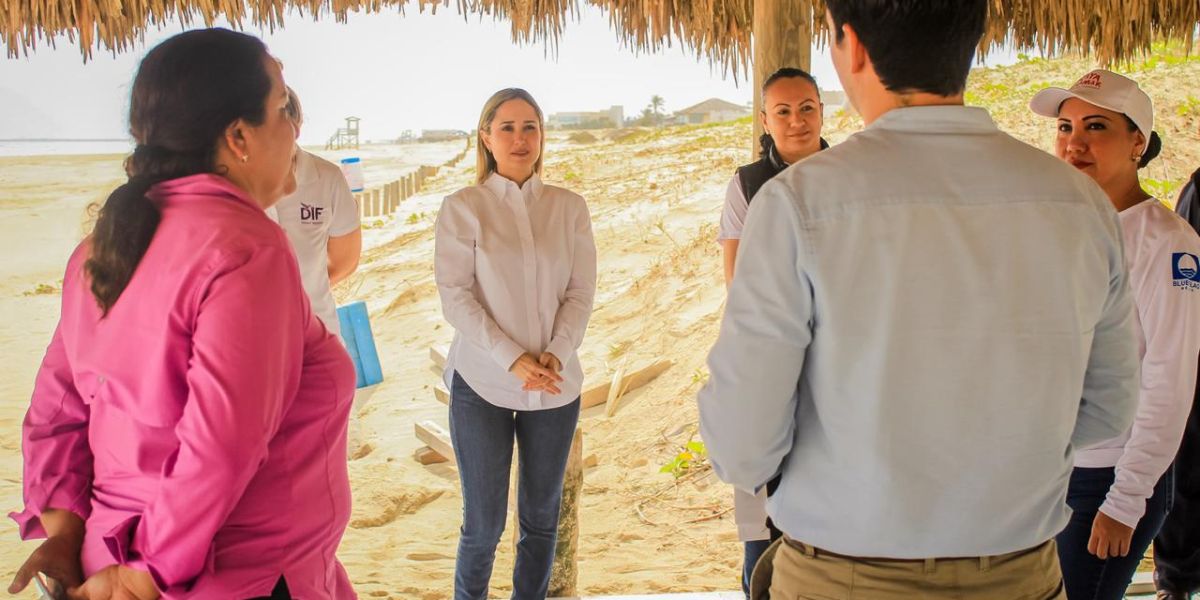 Supervisa Ana Cristina instalaciones de Playa Incluyente