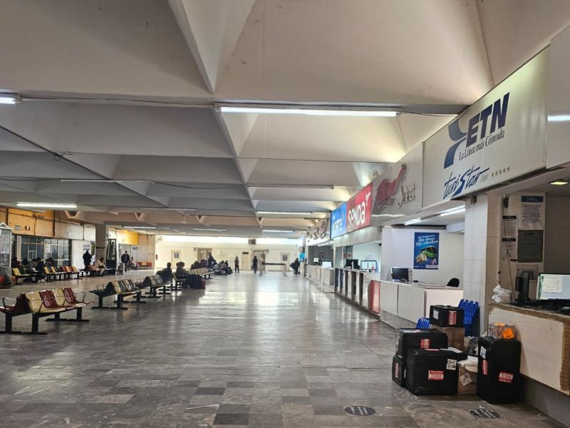 Central de Autobuses anticipa incremento de usuarios por vacaciones decembrinas