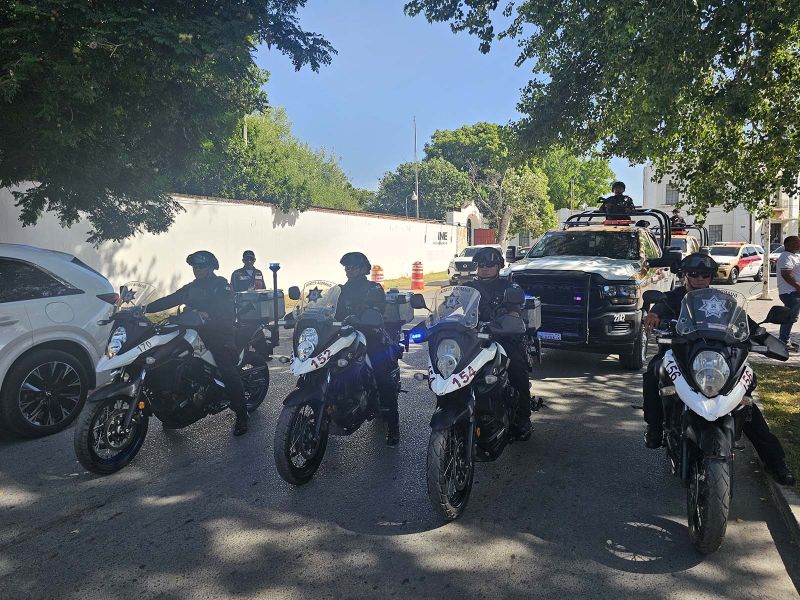 Refuerzan seguridad en Victoria con 350 elementos por vacaciones de verano