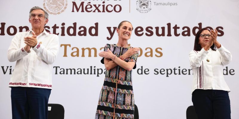 Presidenta destaca obras y Programas para el Bienestar que en Tamaulipas benefician a 1.1 millones de personas