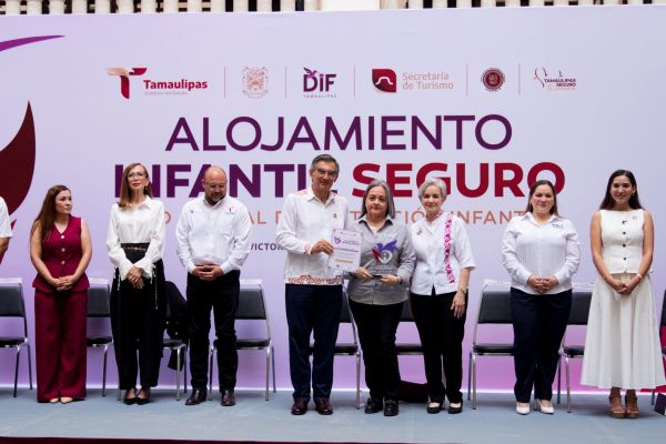 Ponen en marcha Américo y María Villarreal, Alojamiento Infantil Seguro y reafirman protección a la niñez tamaulipeca