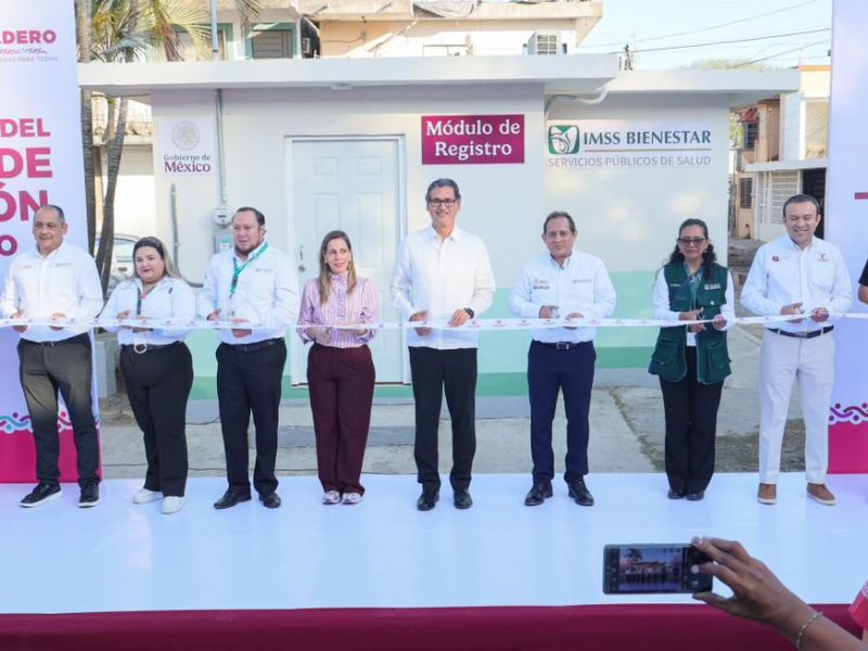 Inaugura gobierno de Ciudad Madero módulo de afiliación al IMSS-bienestar en la colonia Tinaco