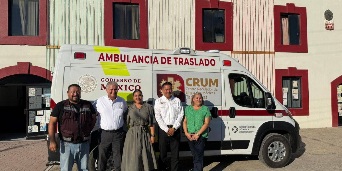 Amplía salud red de ambulancias en Jiménez, Soto la Marina y Aldama