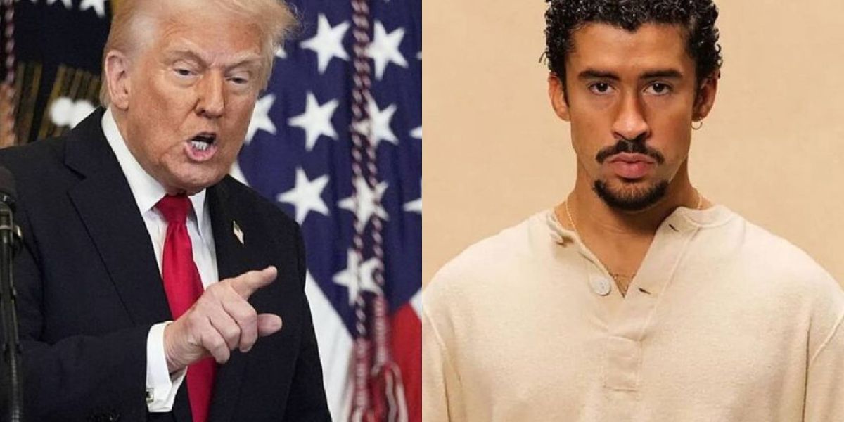Seguidores de Trump arremeten contra la NFL por elección de Bad Bunny