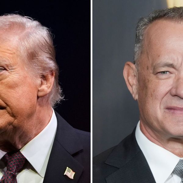 Trump, satisfecho por la cancelación de un homenaje a Tom Hanks: “No necesitamos que personas destructivas reciban premios”