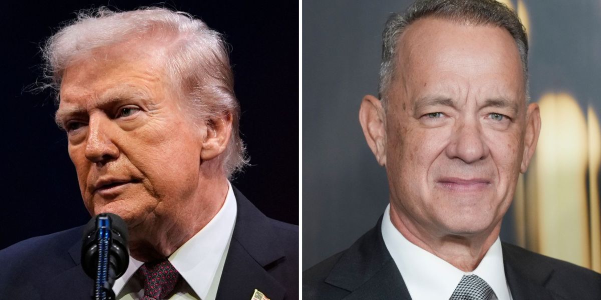 Trump, satisfecho por la cancelación de un homenaje a Tom Hanks: “No necesitamos que personas destructivas reciban premios”