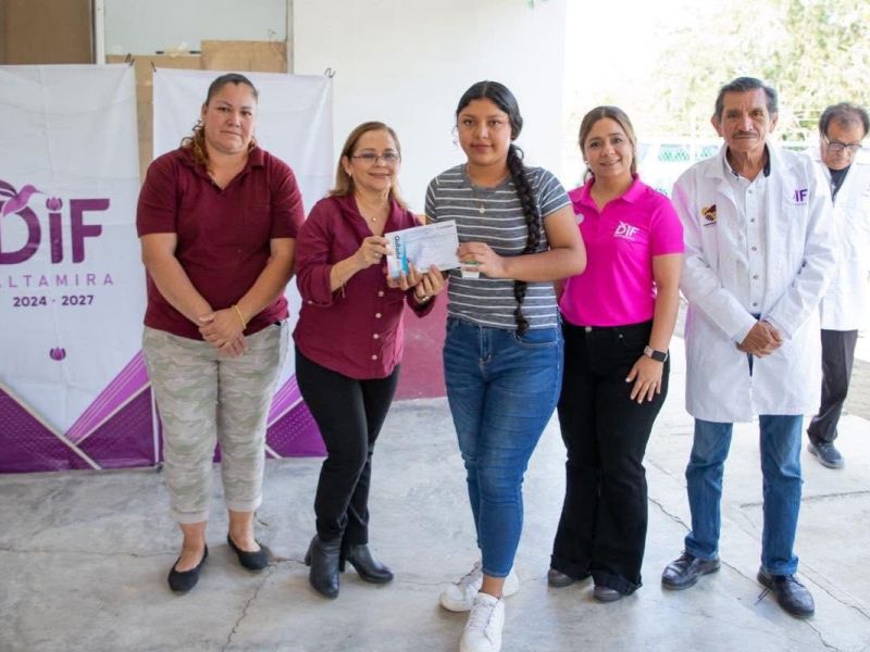 Fortalece DIF Altamira atención a la salud en zona rural