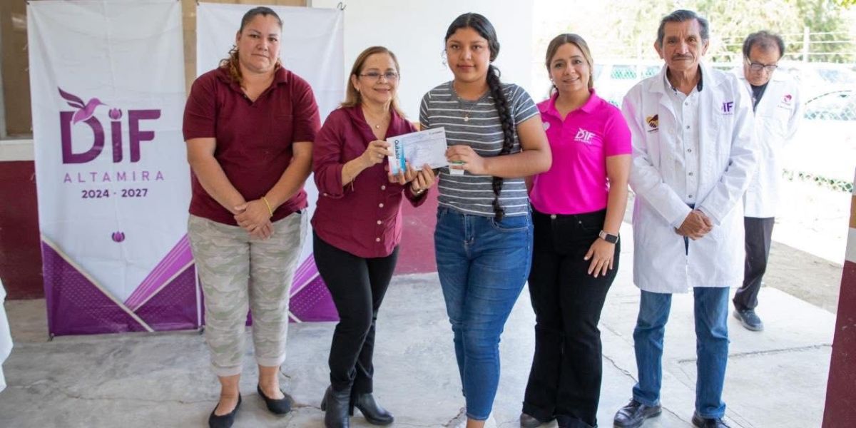 Fortalece DIF Altamira atención a la salud en zona rural