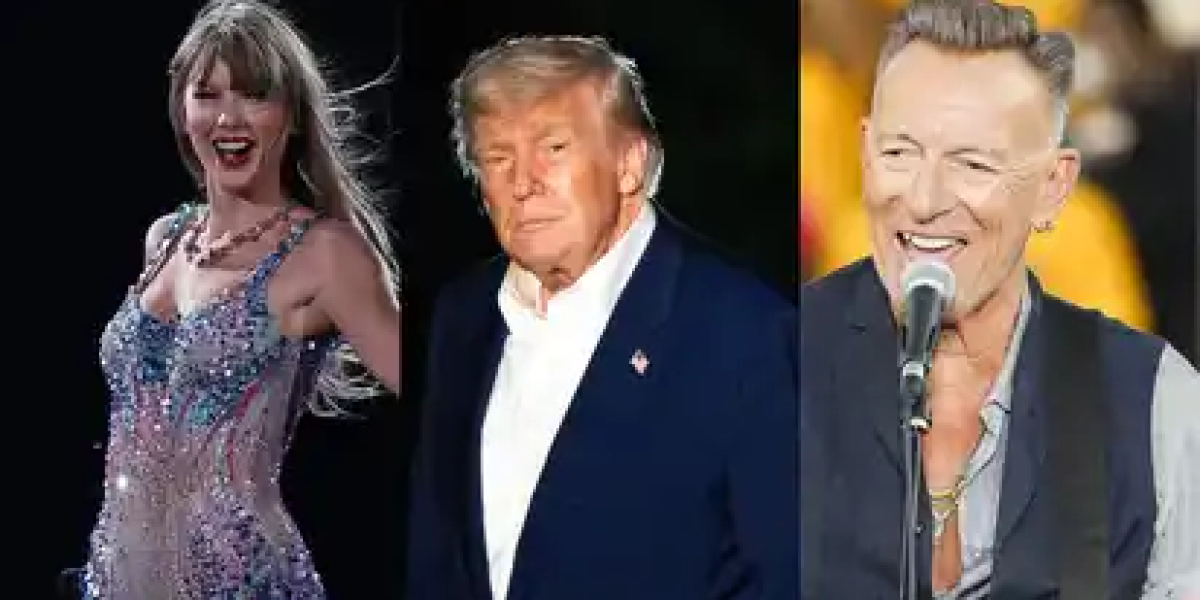 Músicos estadounidenses defienden a Taylor Swift y Springsteen tras críticas de Trump