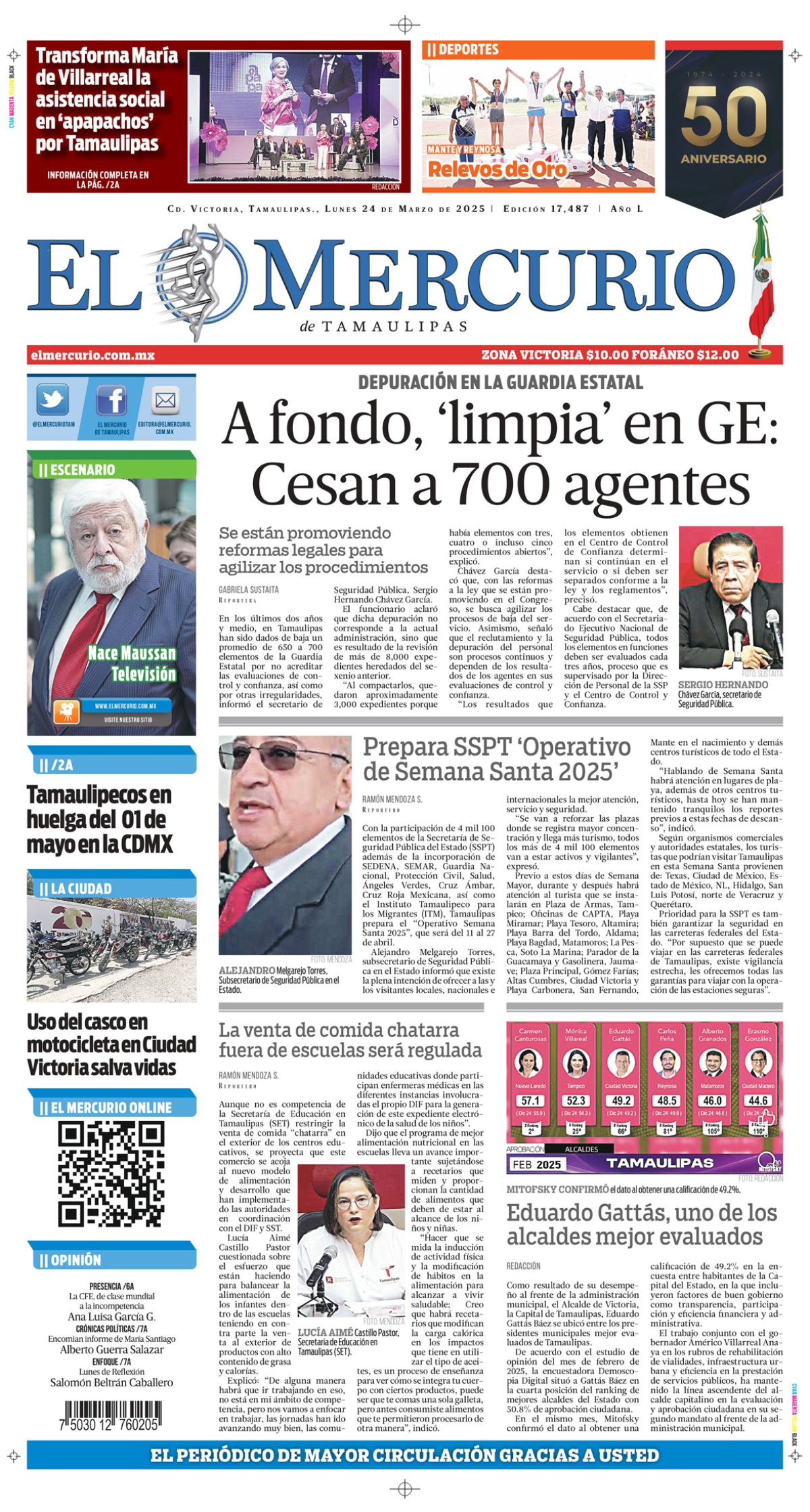 A fondo, ‘limpia’ en GE: Cesan a 700 agentes