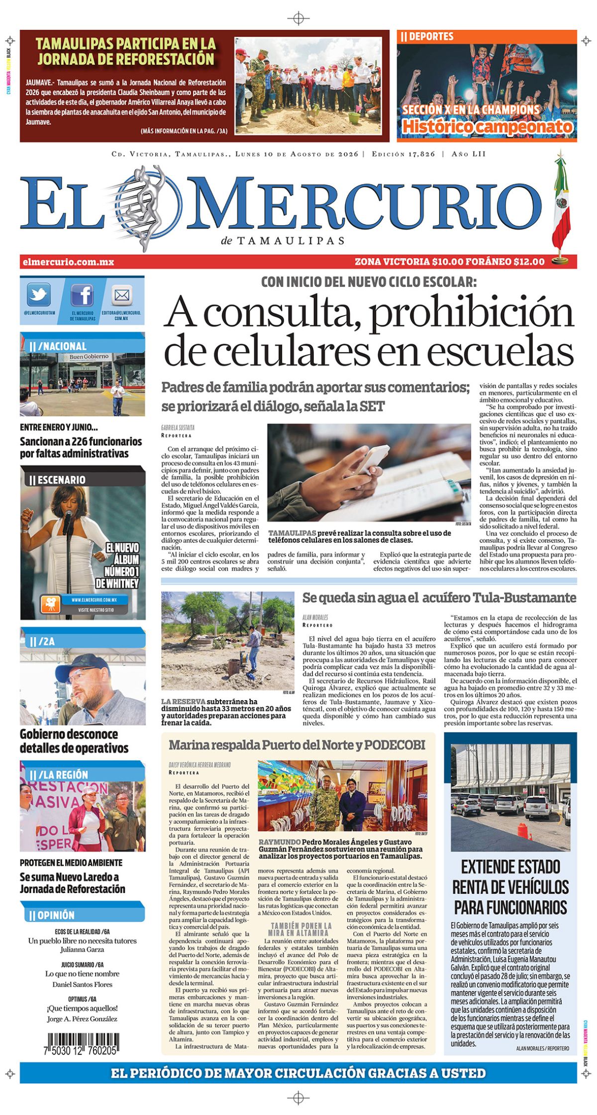 A consulta, prohibición de celulares en escuelas