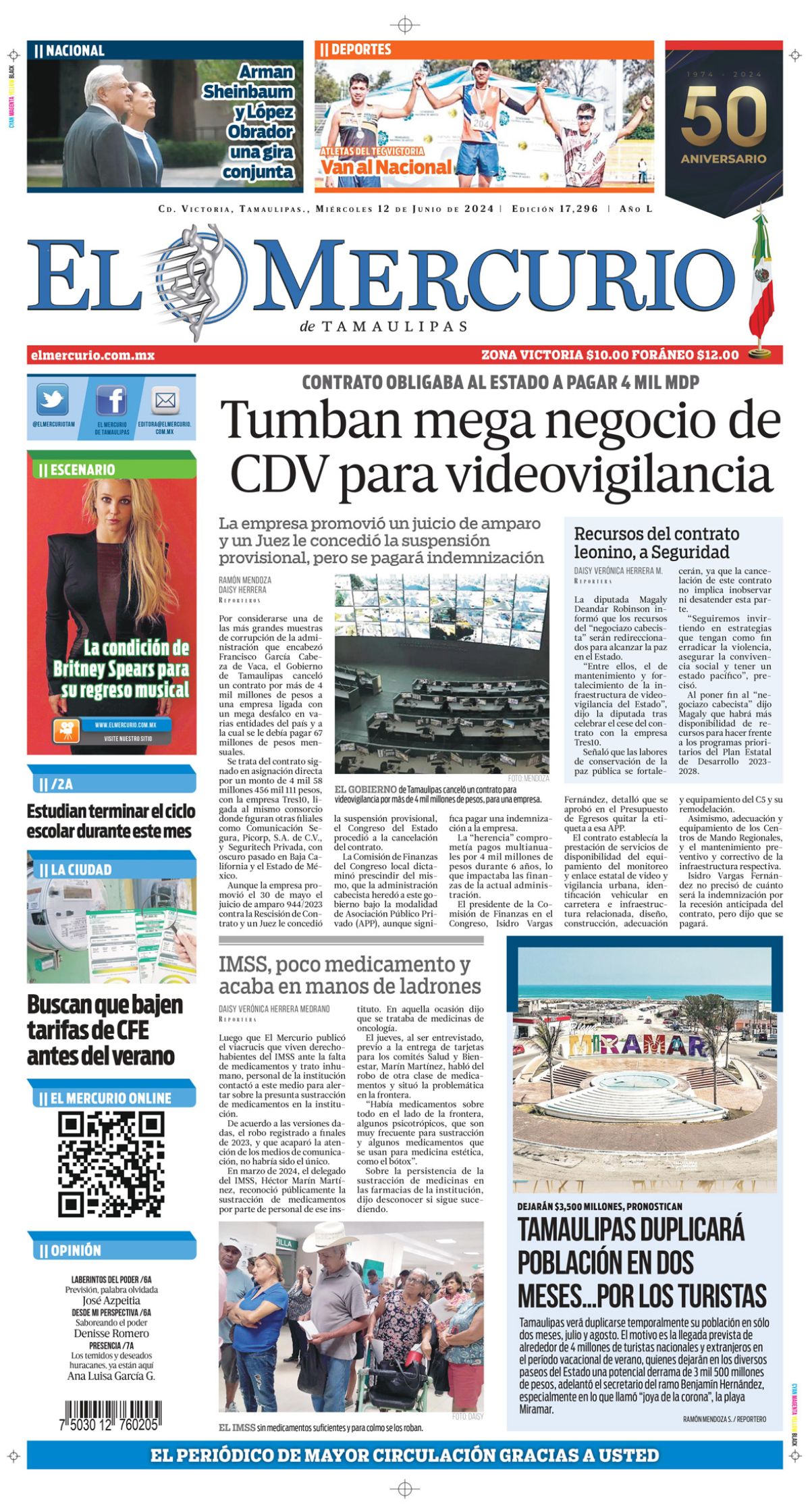 Tumban mega negocio de  CDV para videovigilancia