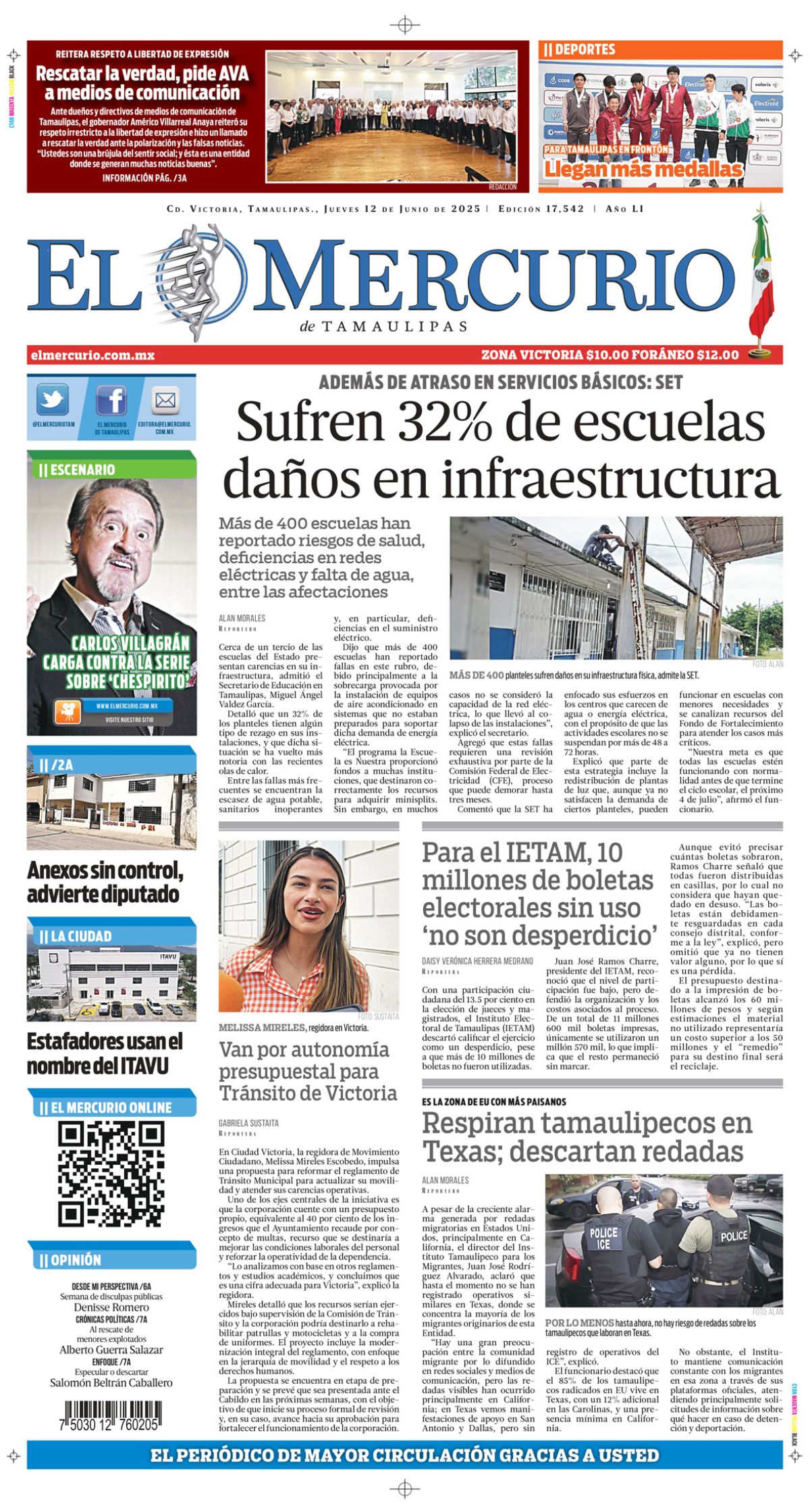 Sufren 32% de escuelas daños en infraestructura