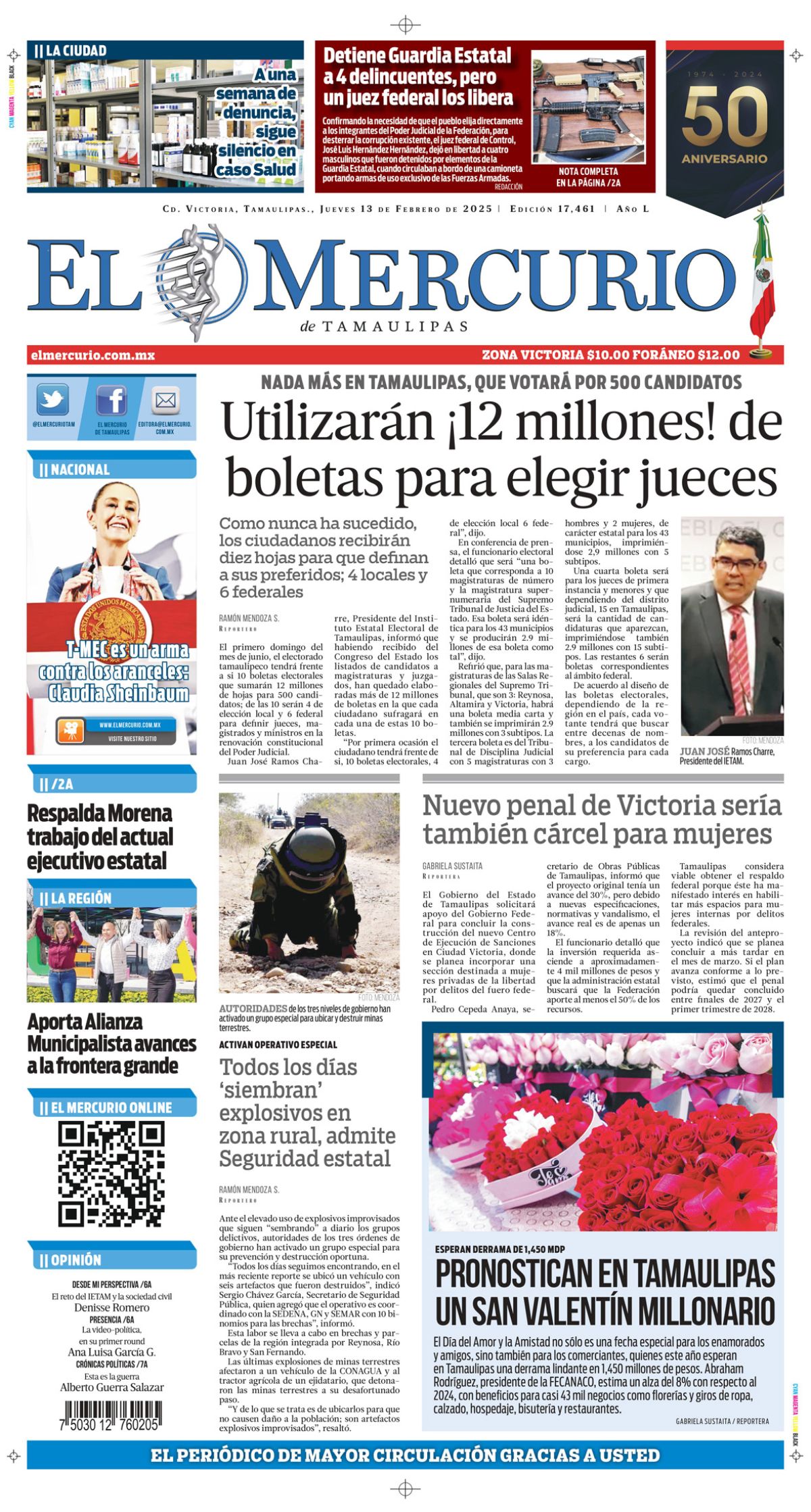 Utilizarán ¡12 millones! de boletas para elegir jueces