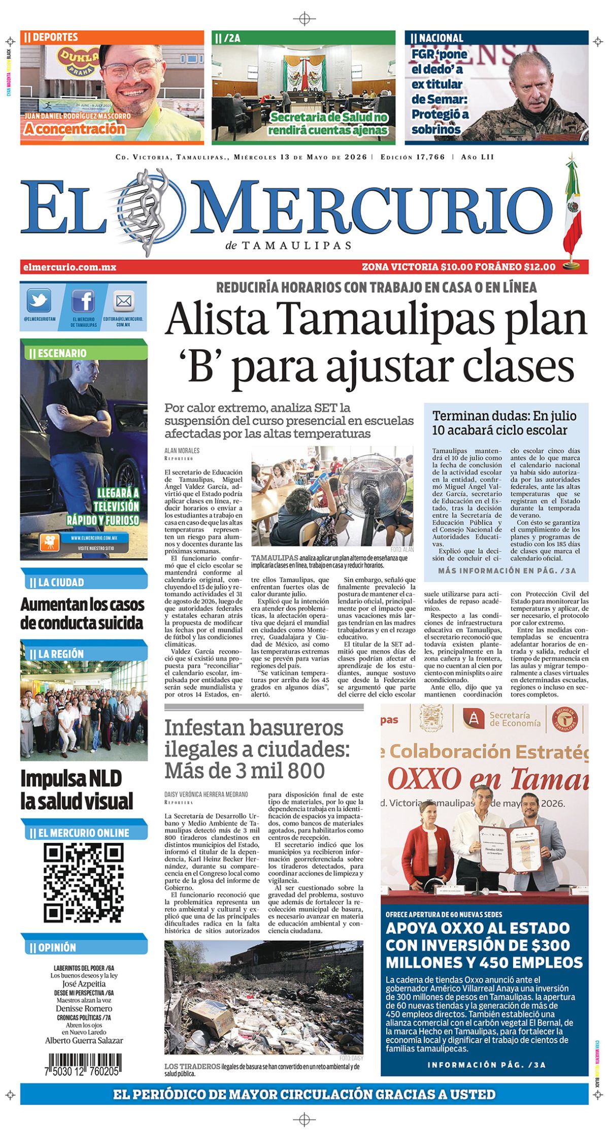 Alista Tamaulipas plan ‘B’ para ajustar clases