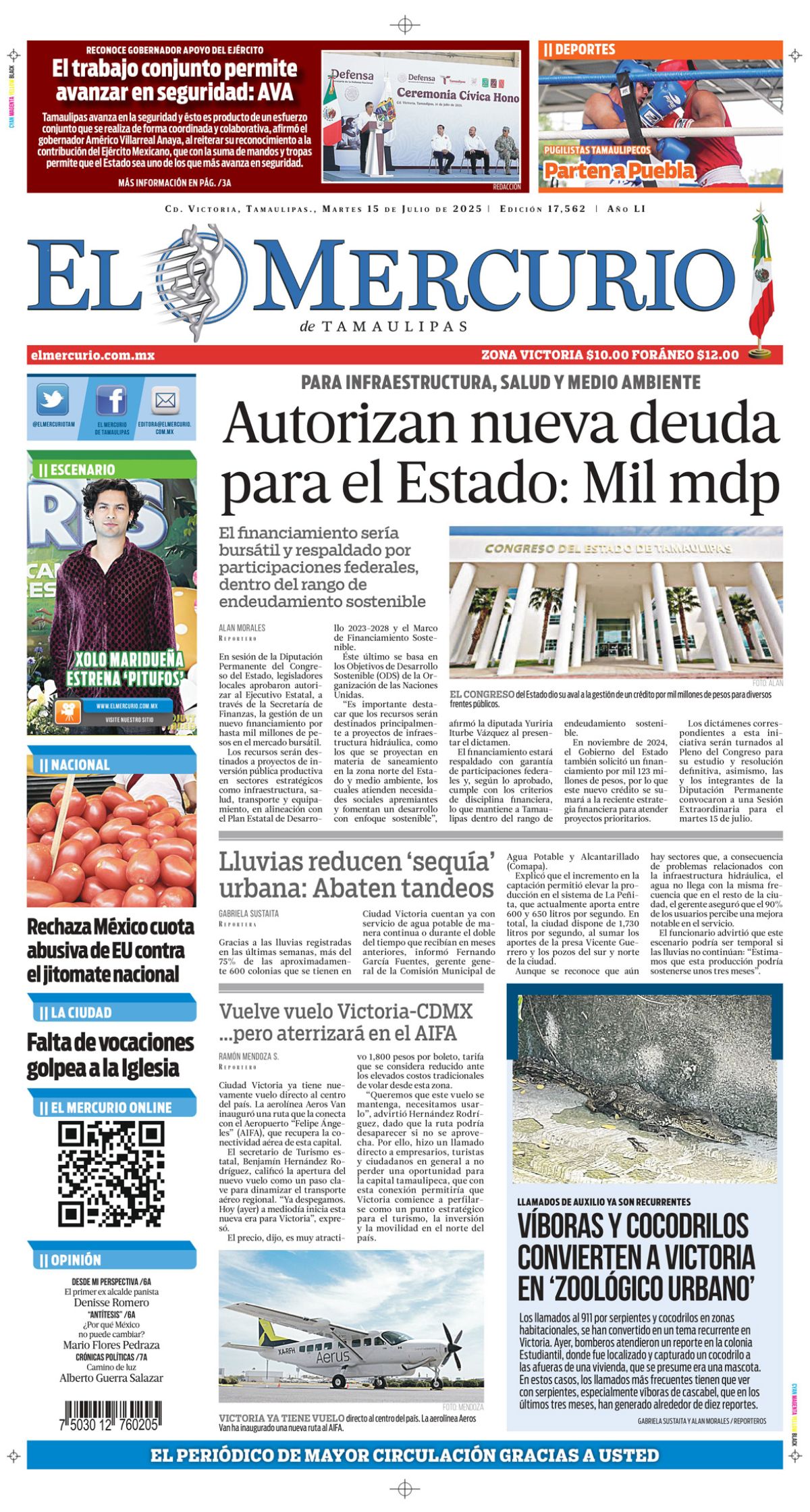 Autorizan nueva deuda para el Estado: Mil mdp